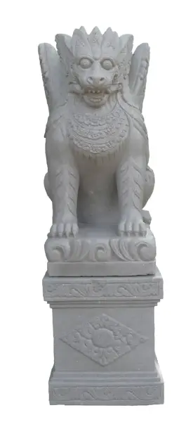 Product image of the product “Set of Singa Ambaraja, consist out of the sculpture and base. Total height is 230cm ”